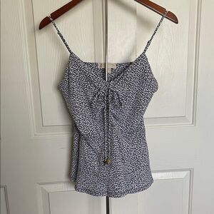 Michael Kors Black and White Patterned top